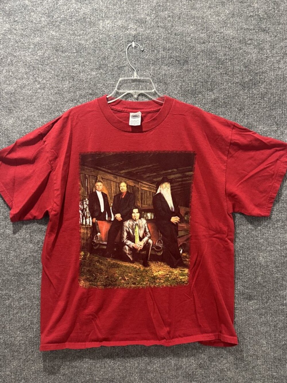 Delta Red 00 S The Oak Ridge Boys Tour T Shirt Men Xl Double Sided Sz XL